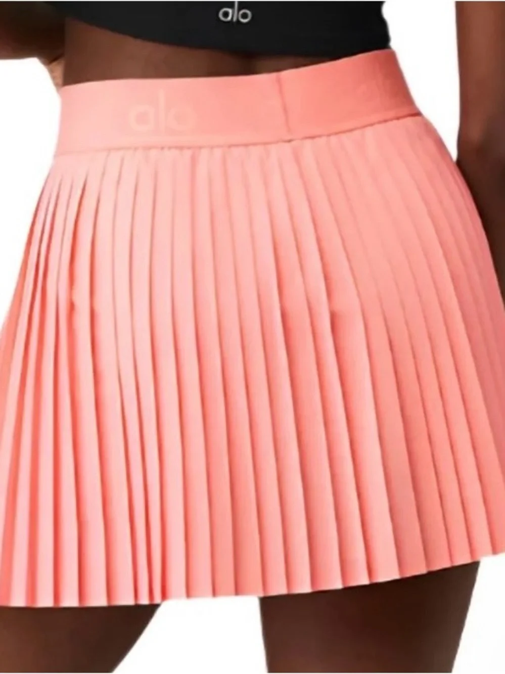 Alo Aces Pleated Mini Skirt Skort  M